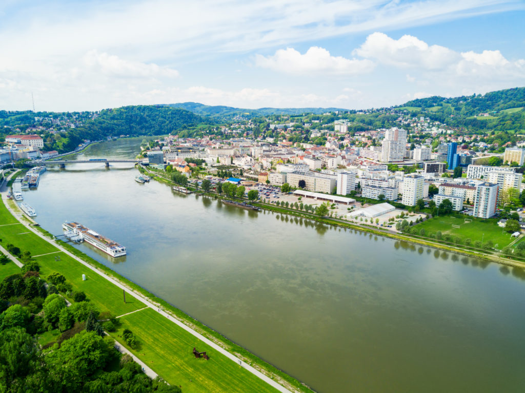 uitzicht linz oostenrijk Uitzicht op Linz in Oostenrijk