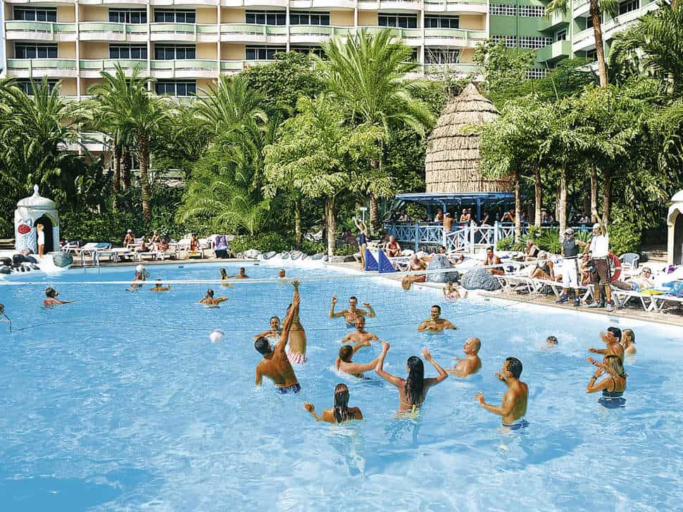 watervolleybal ifa buenaventura hotel in playa del ingles gran canaria spanje Watervolleybal van IFA Buenaventura Hotel in Playa del Inglés, Gran Canaria, Spanje