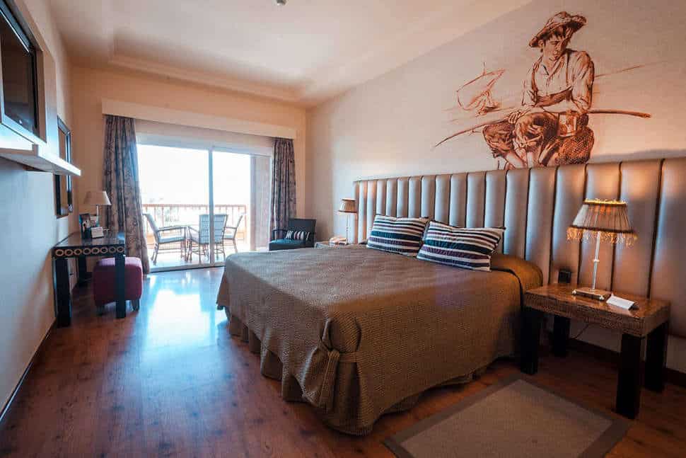 Hotelkamer van Lopesan Villa del Conde in Maspalomas, Gran Canaria, Spanje