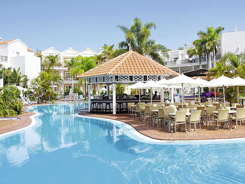 zwembad parque del sol in costa adeje tenerife spanje Zwembad van Parque del Sol in Costa Adeje, Tenerife, Spanje