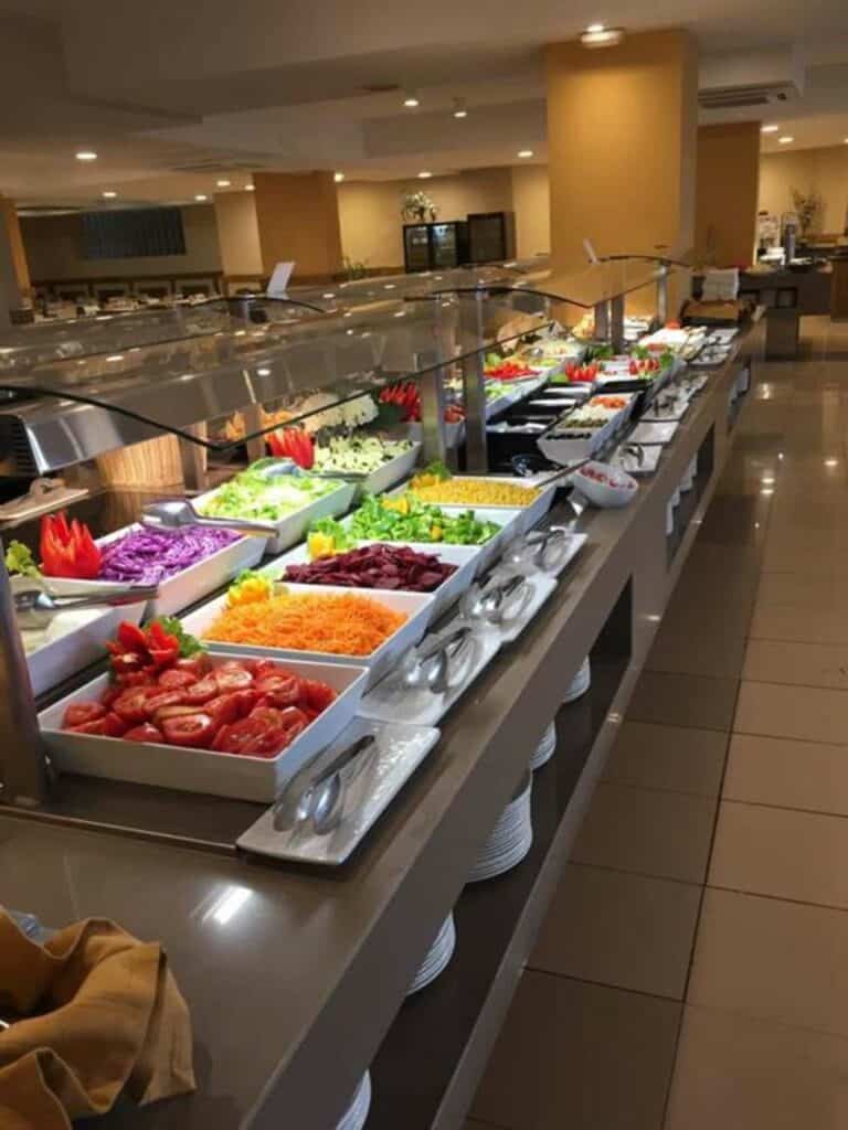 buffetrestaurant hovima santa maria in costa adeje tenerife spanje Buffetrestaurant van Hovima Santa Maria in Costa Adeje, Tenerife, Spanje