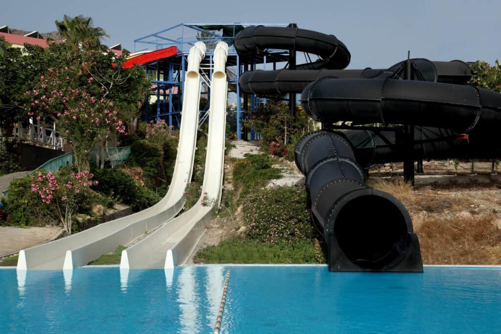 glijbanen star beach village in chersonissos kreta griekenland Glijbanen van Star Beach Village in Chersonissos, Kreta, Griekenland