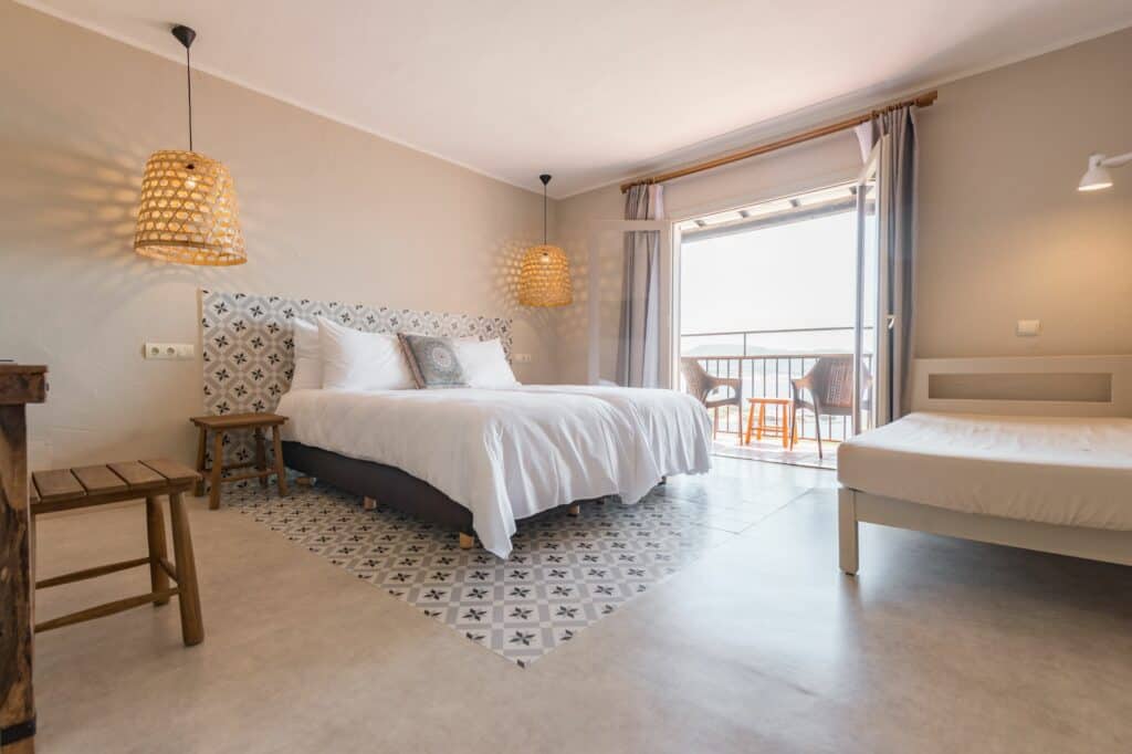hotelkamer marble stella maris ibiza in cala gracio ibiza spanje Hotelkamer van Marble Stella Maris Ibiza in Cala Gracio, Ibiza, Spanje