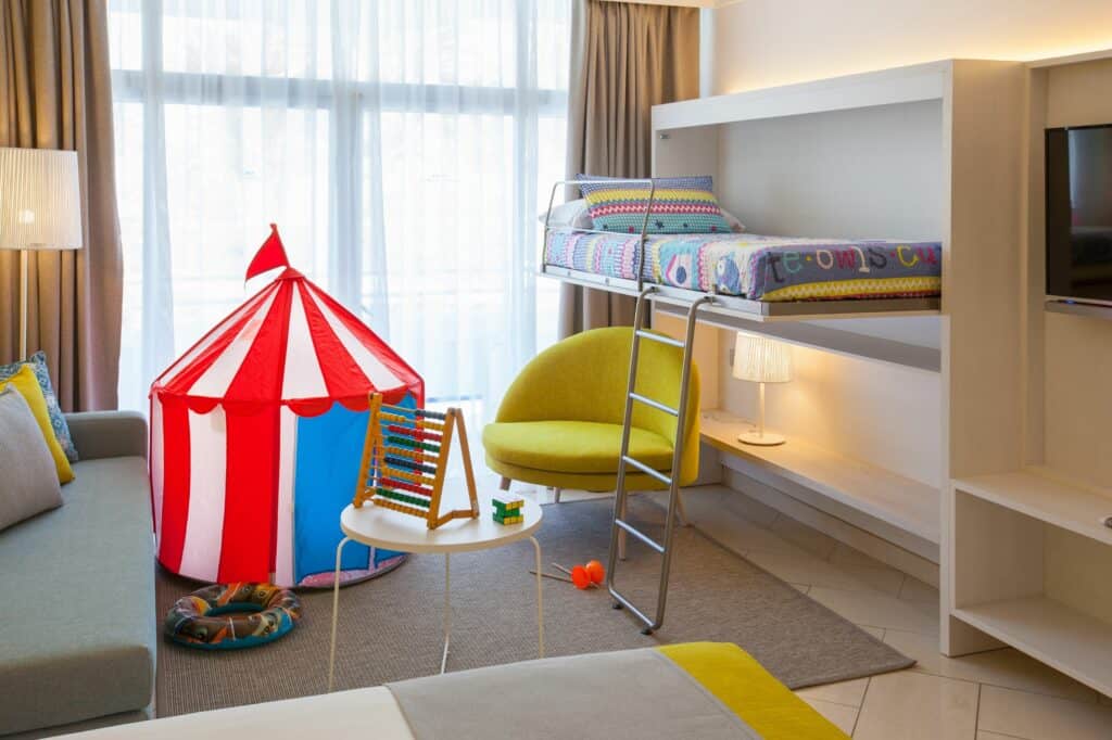 kinderkamer abora catarina in playa del ingles gran canaria spanje Kinderkamer van apppartement van Abora Catarina in Playa del Inglés, Gran Canaria, Spanje