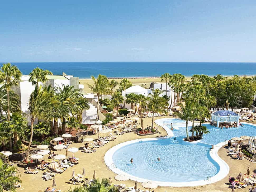 ligging riu paraiso lanzarote resort in puerto del carmen lanzarote spanje Ligging van RIU Paraiso Lanzarote Resort in Puerto del Carmen, Lanzarote, Spanje