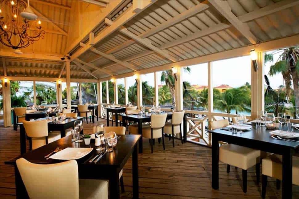 restaurant lionsdive beach resort in willemstad curacao curacao Restaurant van LionsDive Beach Resort in Willemstad, Curaçao, Curaçao