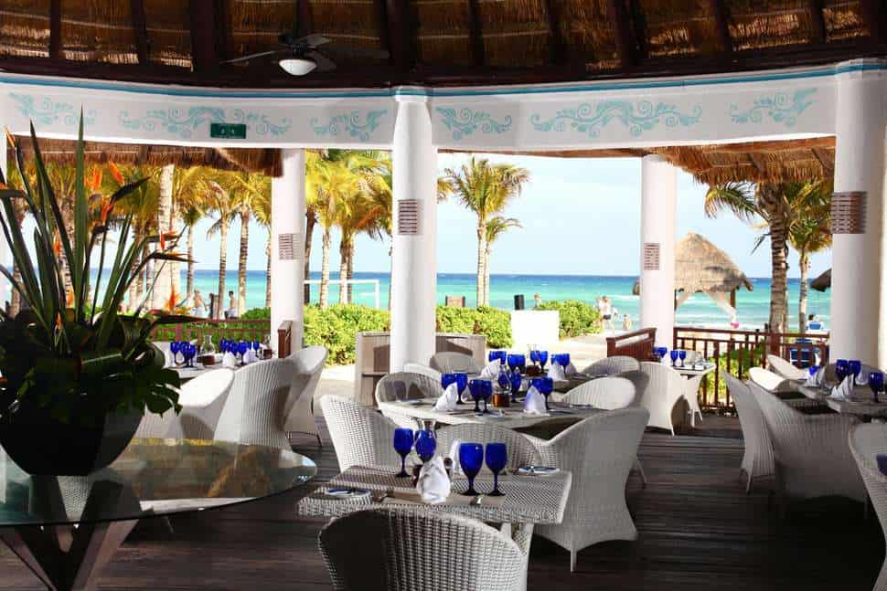 Restaurant van Sandos Caracol Eco Resort in Playa del Carmen, Quintana Roo, Mexico