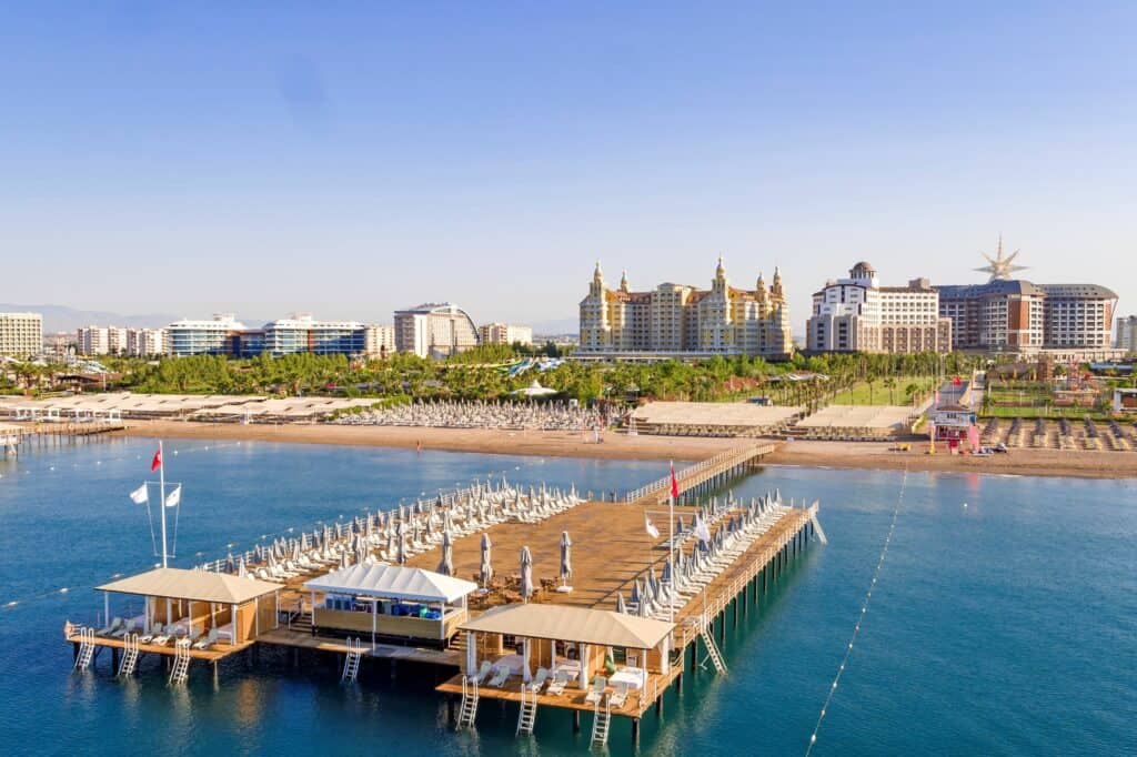 strand royal seginus in lara beach turkse riviera turkije Strand van Royal Seginus in Lara Beach, Turkse Rivièra, Turkije
