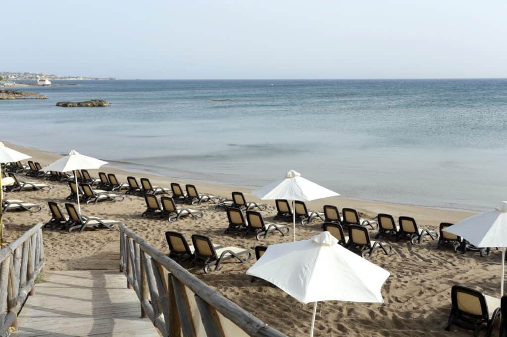 strand star beach village in chersonissos kreta griekenland Strand bij Star Beach Village in Chersonissos, Kreta, Griekenland