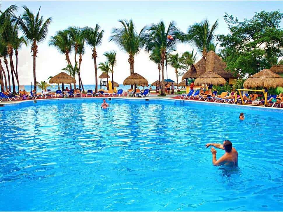 Zwembad van Allegro Cozumel in Cozumel, Quintana Roo, Mexico