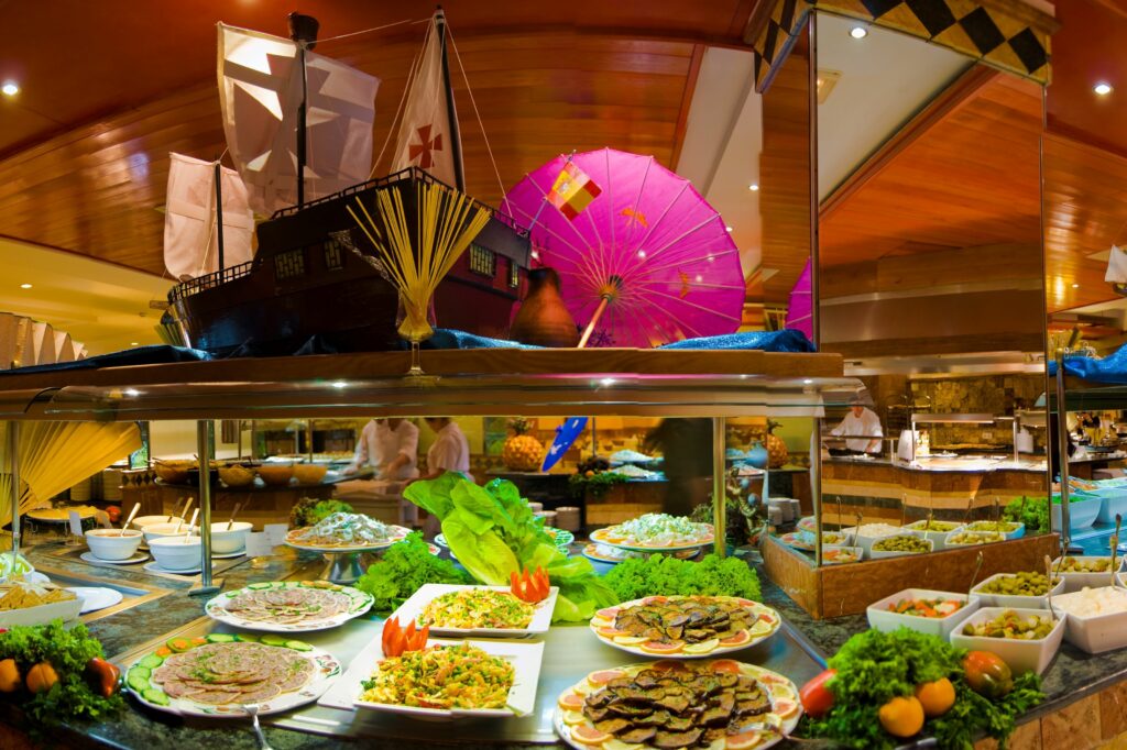 buffetrestaurant sbh costa calma beach resort in costa calma fuerteventura spanje Buffetrestaurant van SBH Costa Calma Beach Resort in Costa Calma, Fuerteventura, Spanje