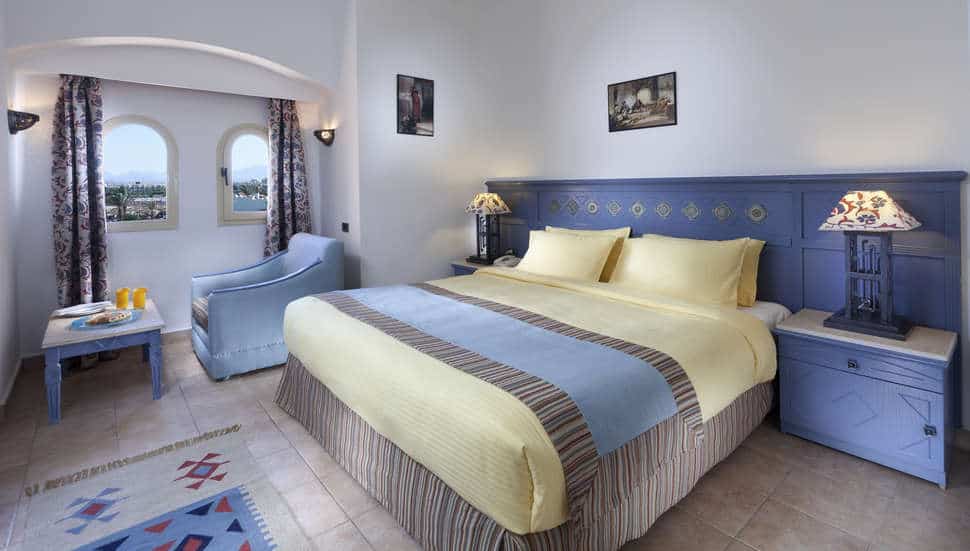 Hotelkamer van Sunrise Royal Makadi Aqua Resort in Hurghada, Rode Zee, Egypte