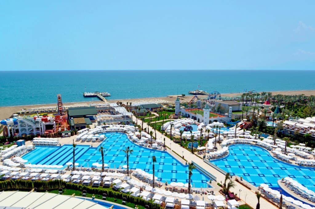 Ligging van Delphin Imperial Lara in Lara Beach, Turkse Rivièra, Turkije