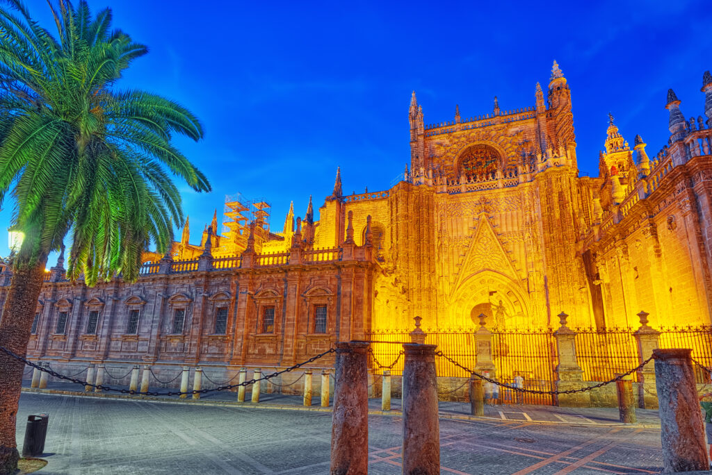 catedral santa maria la sede sevilla spanje Catedral de Santa Maria de la Sede in Sevilla, Spanje