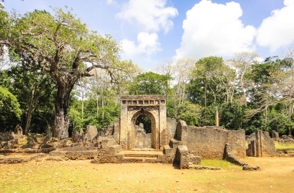 gedi ruines kenia Gedi ruïnes in Kenia
