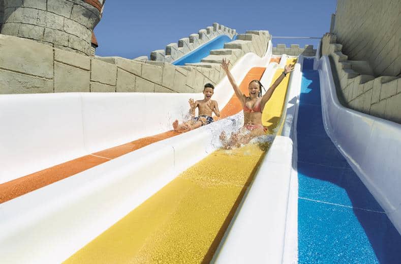 Glijbanen van TUI BLUE Palm Garden in Side, Turkse Rivièra, Turkije