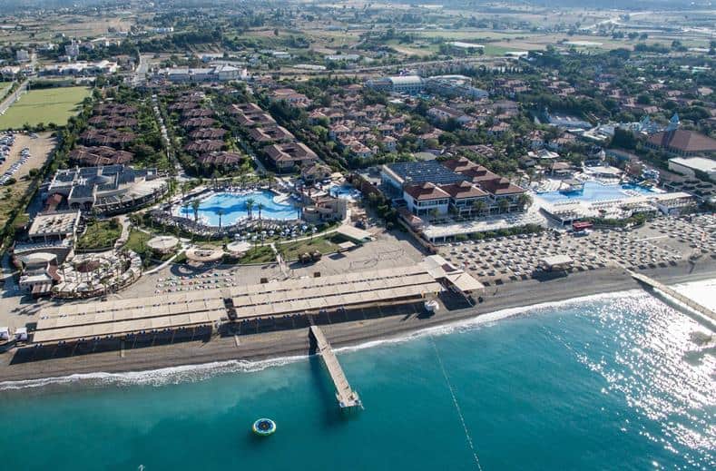 Ligging van TUI BLUE Palm Garden in Side, Turkse Rivièra, Turkije