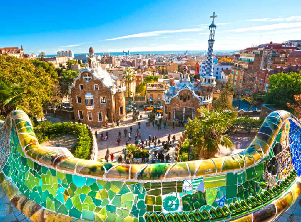 park guell barcelona spanje 1 Park Guell in Barcelona, Spanje