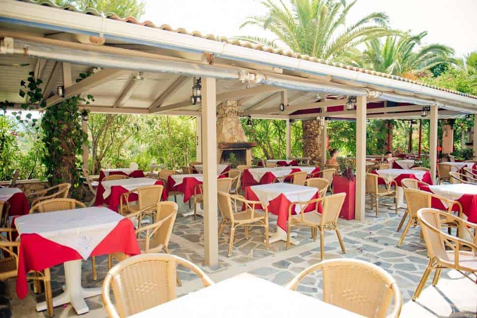 Restaurant van Bougainvillea in Agios Sostis, Zakynthos, Griekenland