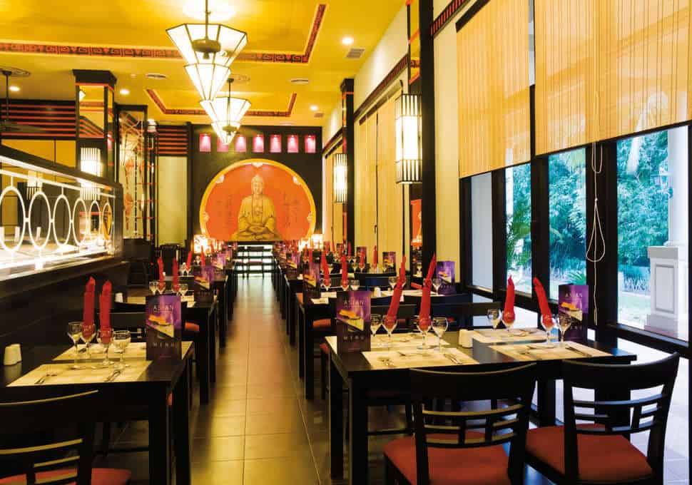 restaurant riu bambu in punta cana san juan dominicaanse republiek Restaurant van Riu Bambu in Punta Cana, San Juan, Dominicaanse Republiek