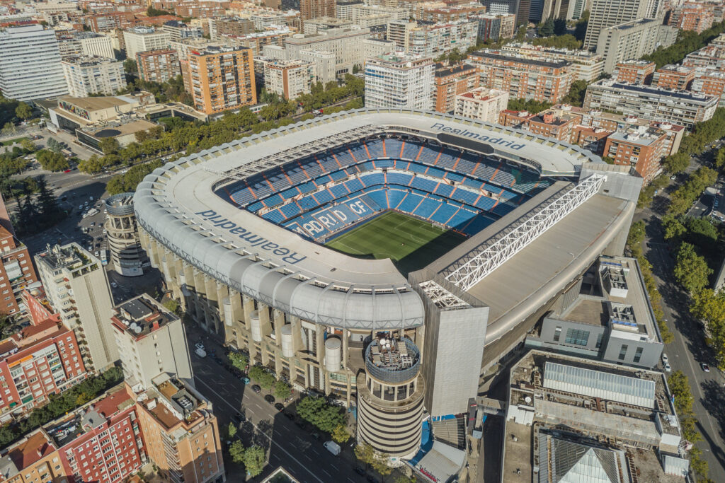 Santiago Bernabéu in Madrid, Spanje