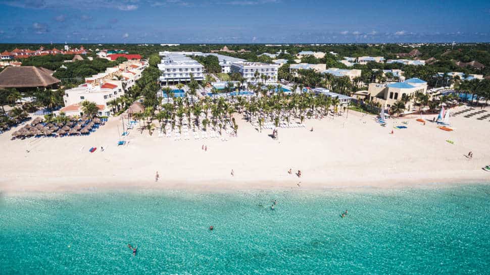 strand riu playacar in playa del carmen quintana roo Strand bij RIU Playacar in Playa del Carmen, Quintana Roo, Mexico