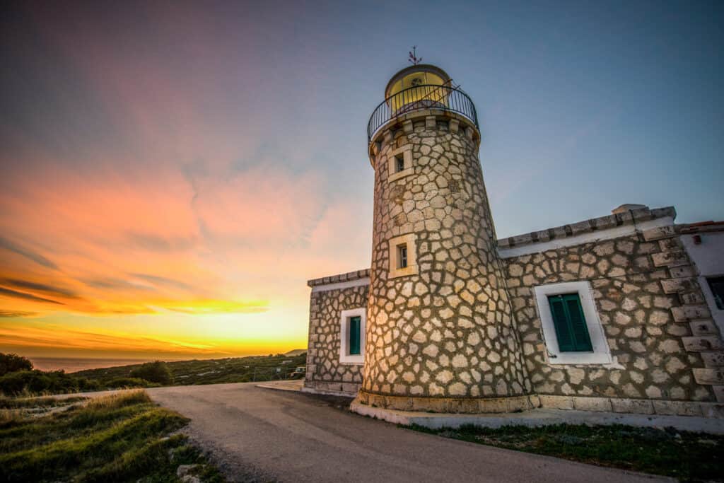 vuurtoren volimes zakynthos griekenland Vuurtoren in Volimes op Zakynthos, Griekenland