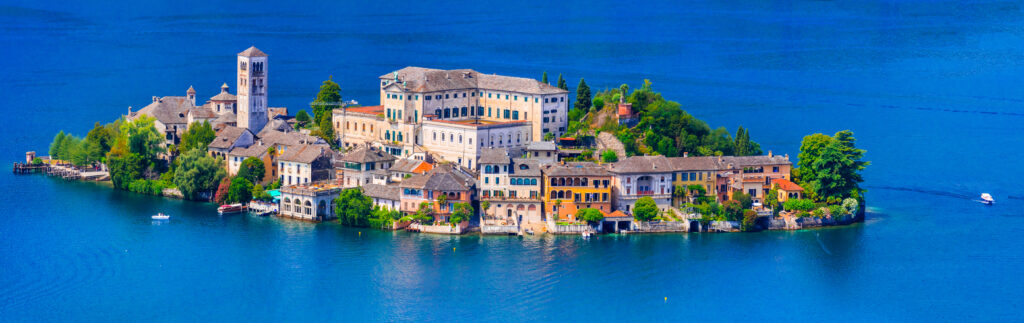 eiland lago d orta Eiland in het Lago d'orta