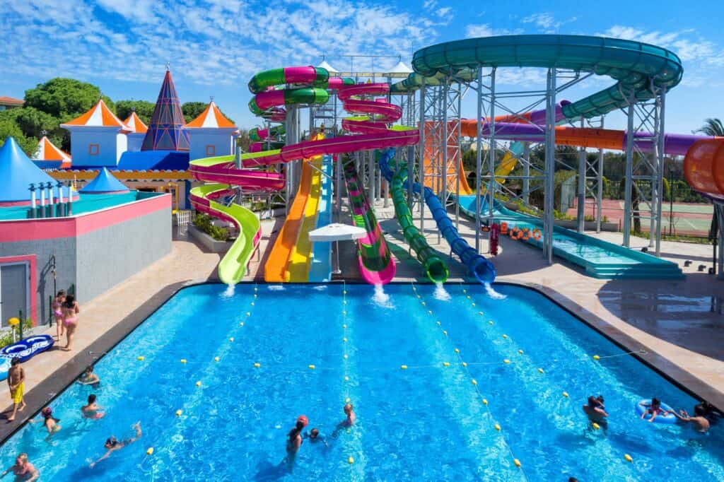 glijbanen ic hotels green palace in lara beach turkse riviera turkije Glijbanen van IC Hotels Green Palace in Lara Beach, Turkse Rivièra, Turkije