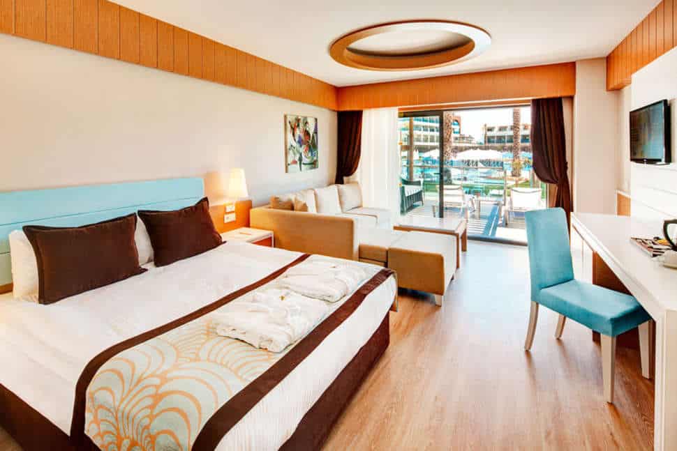 hotelkamer tui magic life jacaranda in side turkse riviera turkije Hotelkamer van TUI Magic Life Jacaranda in Side, Turkse Rivièra, Turkije