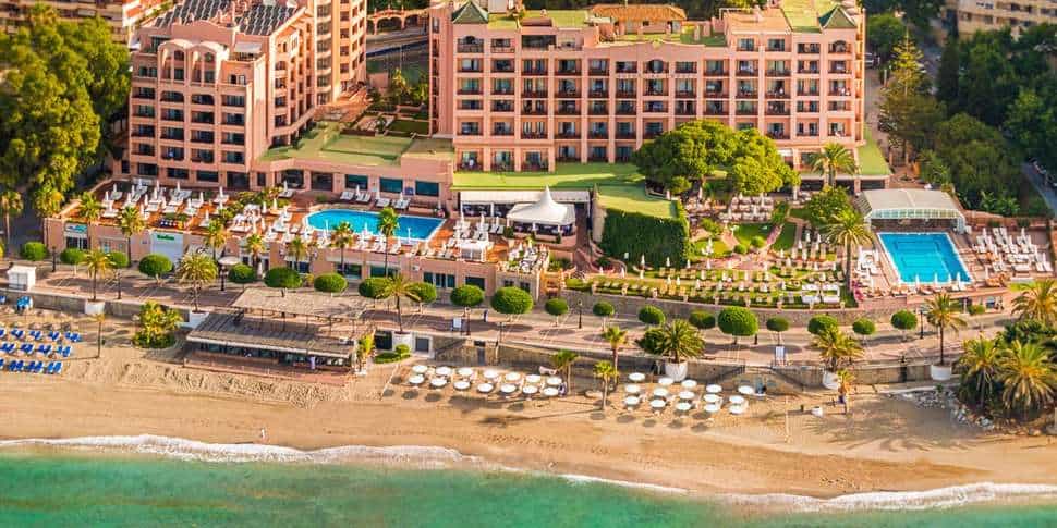 ligging fuerte marbella in marbella costa del sol spanje Ligging van Fuerte Marbella in Marbella, Costa del Sol, Spanje