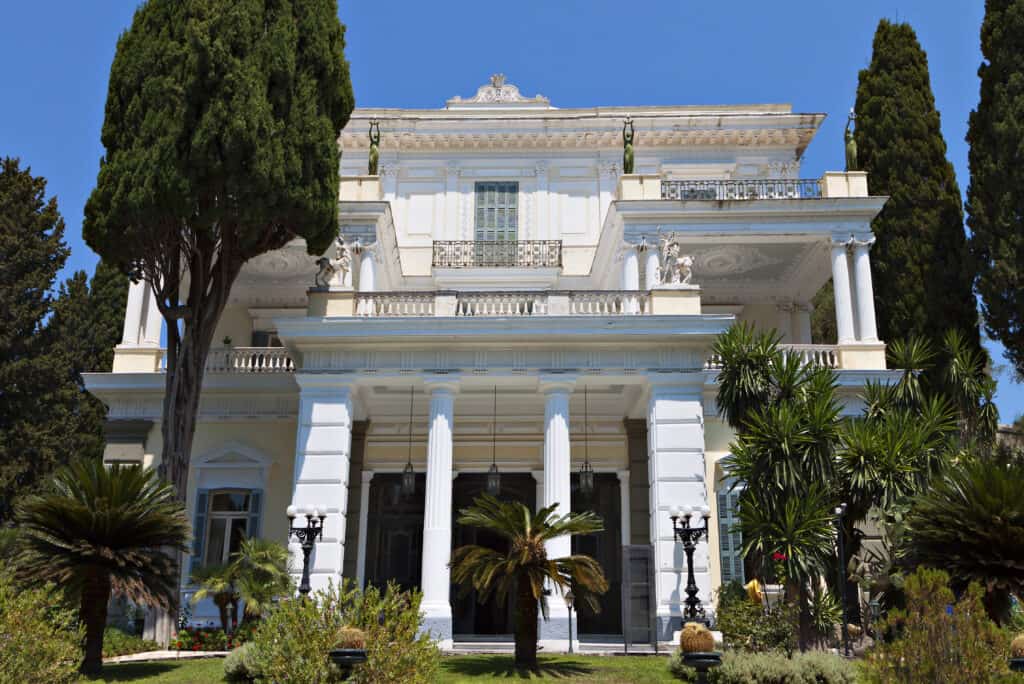 paleis achilleion corfu Achilleion paleis op Corfu in Griekenland