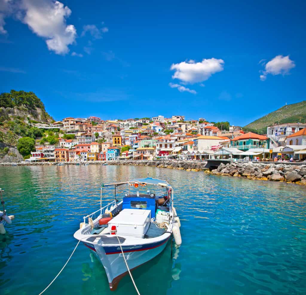parga griekenland Haven van Parga in Griekenland