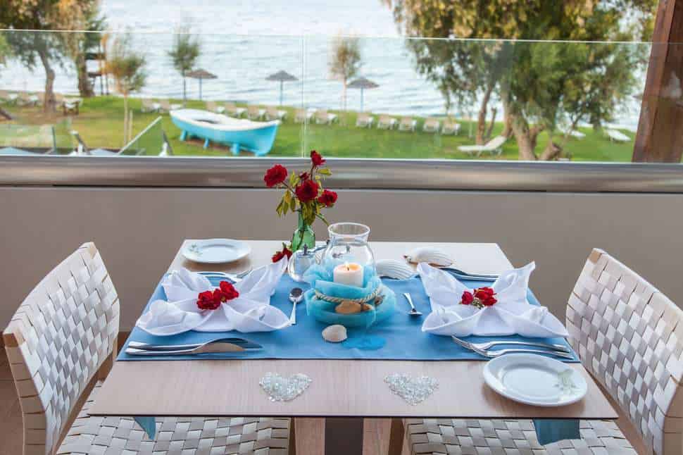 restaurant oceanis beach spa resort in psalidi kos griekenland Restaurant van Oceanis Beach & Spa Resort in Psalidi, Kos, Griekenland