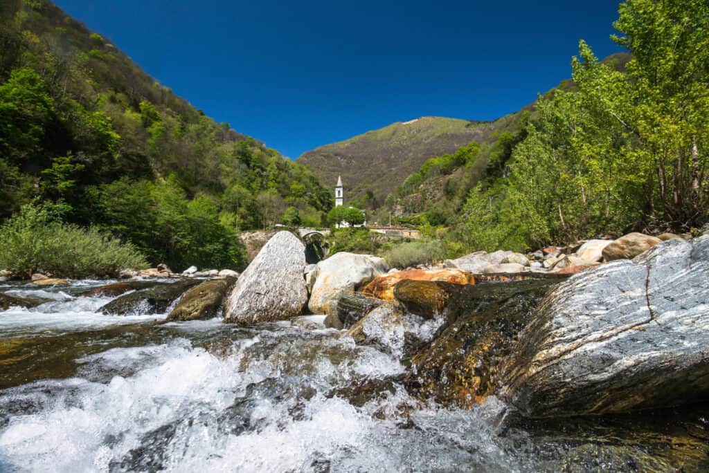 rivier cannobio Rivier van Cannobio in Italië