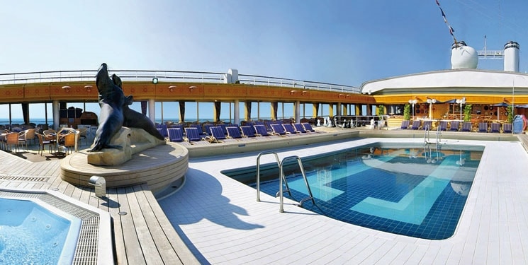 zwembad cruiseschip rotterdam Zwembad van Cruiseschip Rotterdam