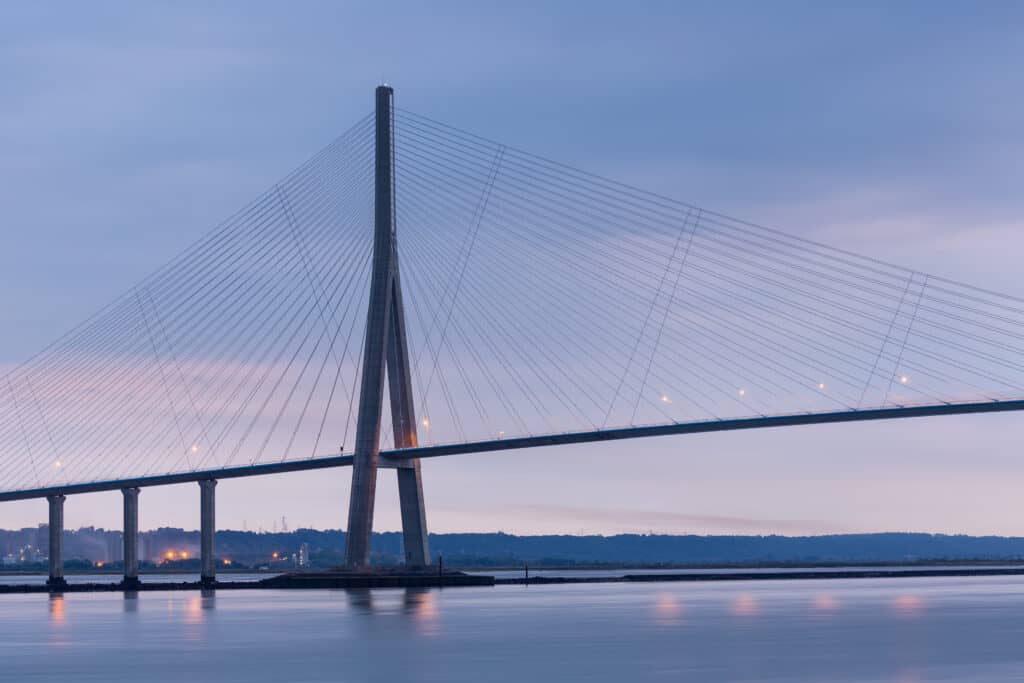 Pont de normandie frankrijk Pont de normandie in Frankrijk