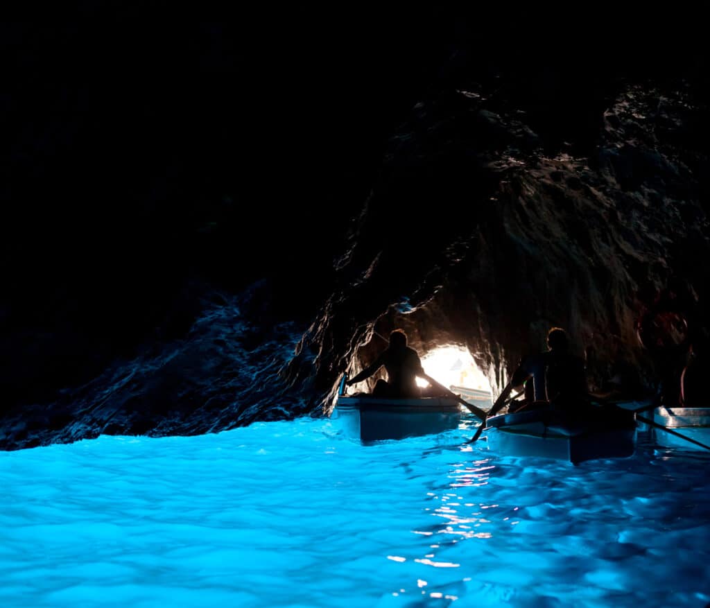 baluwe grot capri Grotta Azzurra of blauwe grot op Capri, Italië