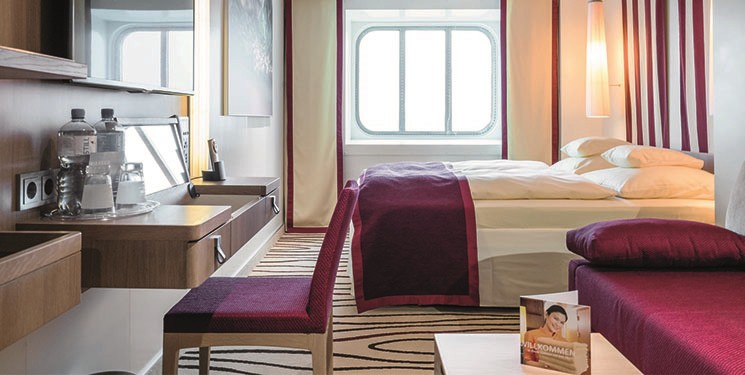 buitenhut cruiseschip aidaperla Buitenhut van Cruiseschip AIDAperla