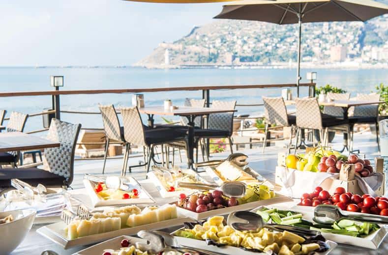 restaurant en vie beach in alanya turkse riviera turkije Restaurant van En Vie Beach in Alanya, Turkse Rivièra, Turkije