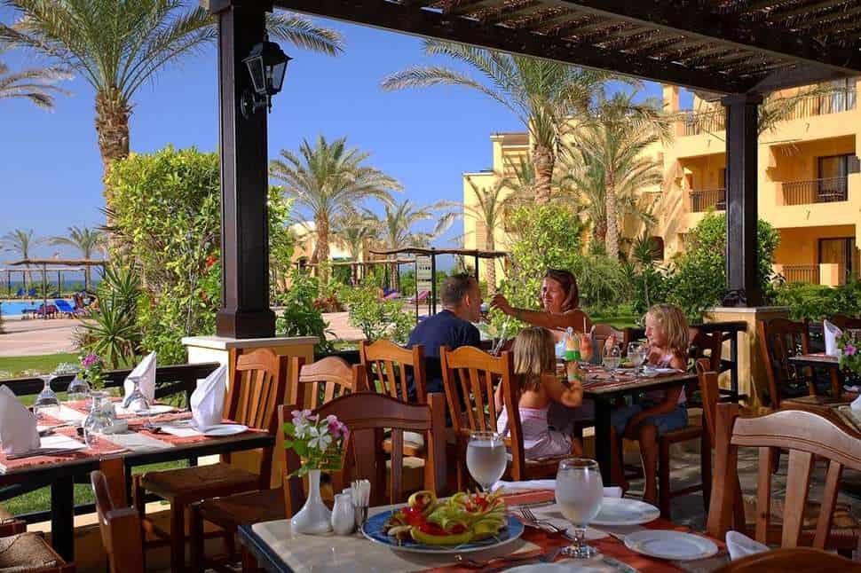 restaurant jaz lamaya resort in marsa alam rode zee egypte Restaurant van Jaz Lamaya Resort in Marsa Alam, Rode Zee, Egypte