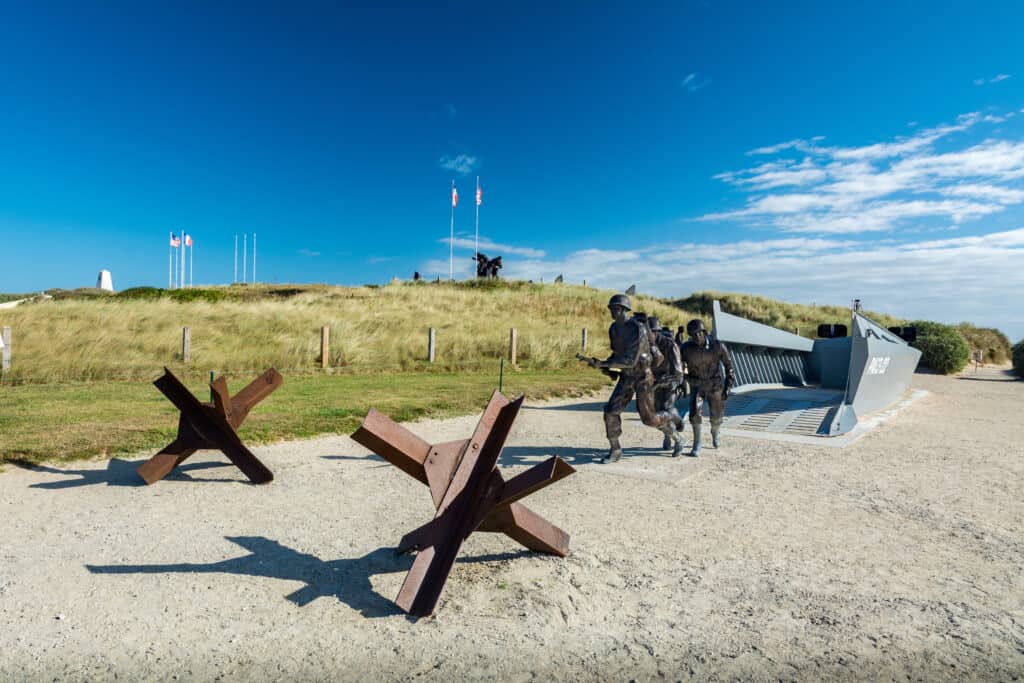 utah beach frankrijk Invasiestranden in Normandië, Frankrijk