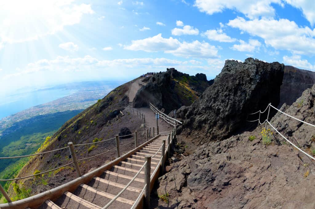 wandelen vesuvius italie Wandelen op de Vesuvius vulkaan in Italië