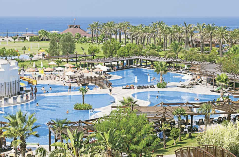 zwembad club calimera serra palace in side turkse riviera turkije Zwembad van Club Calimera Serra Palace in Side, Turkse Rivièra, Turkije