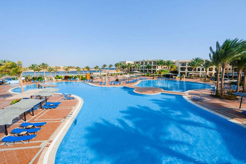 Zwembad van Jaz Lamaya Resort in Marsa Alam, Rode Zee, Egypte