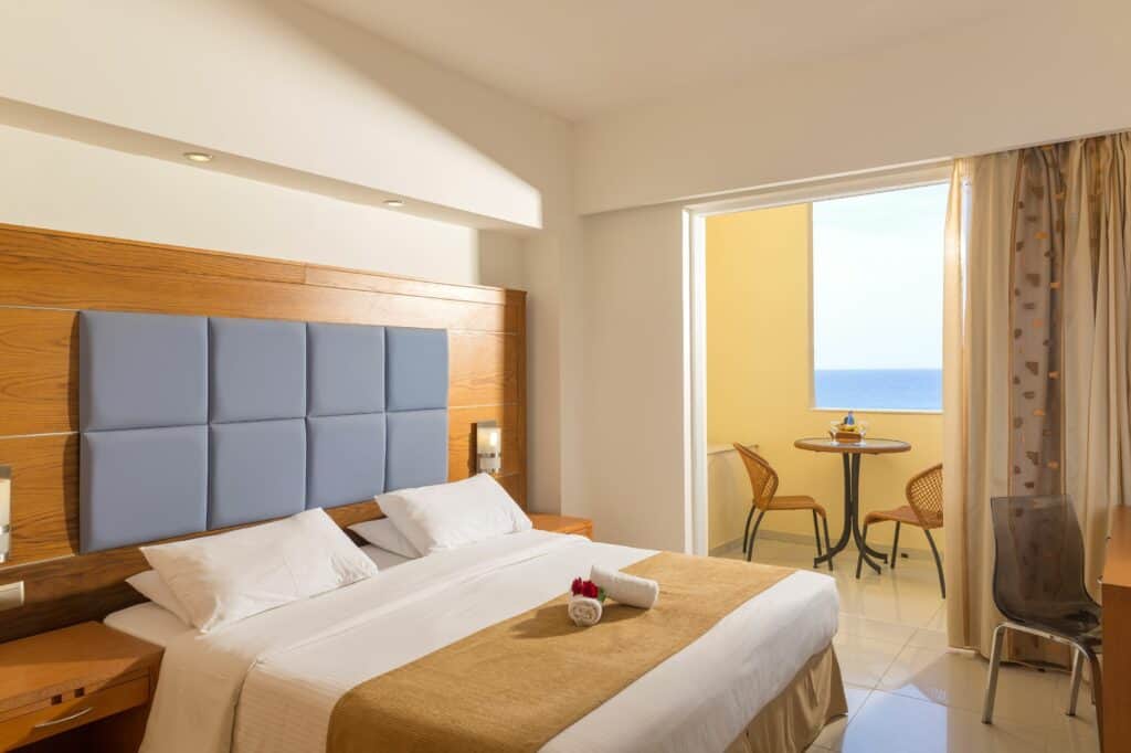 hotelkamer sunshine rhodes in trianda ialyssos rhodos griekenland Hotelkamer van Sunshine Rhodes in Trianda (Ialyssos), Rhodos, Griekenland
