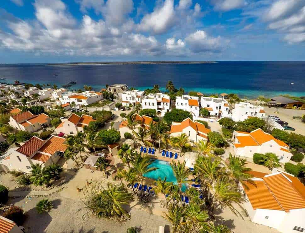 ligging hamlet oasis resort in kralendijk bonaire bonaire Ligging van Hamlet Oasis Resort in Kralendijk, Bonaire, Bonaire