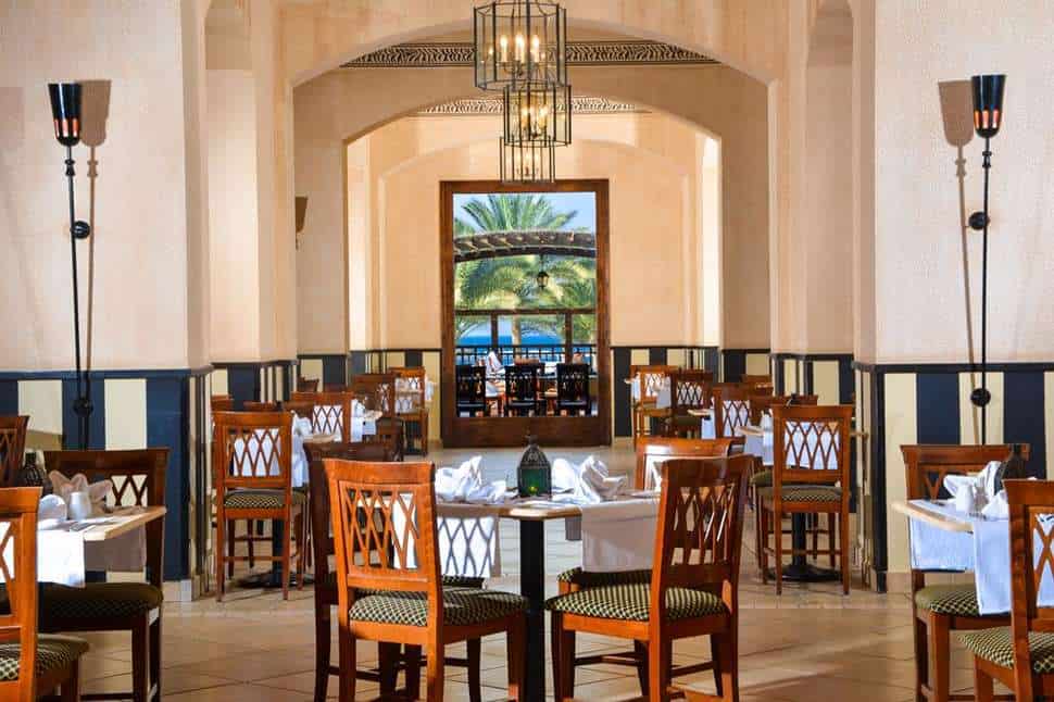 restaurant jaz solaya in marsa alam rode zee egypte Restaurant van Jaz Solaya in Marsa Alam, Rode Zee, Egypte