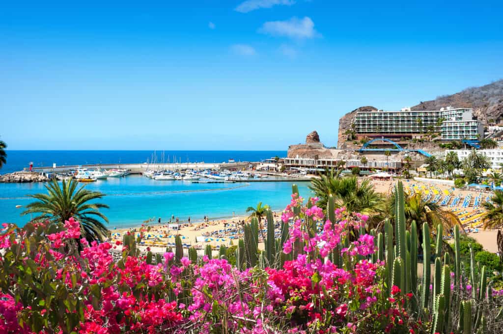 Strand Puerto Rico Gran Canari Strand van Puerto Rico op Gran Canaria