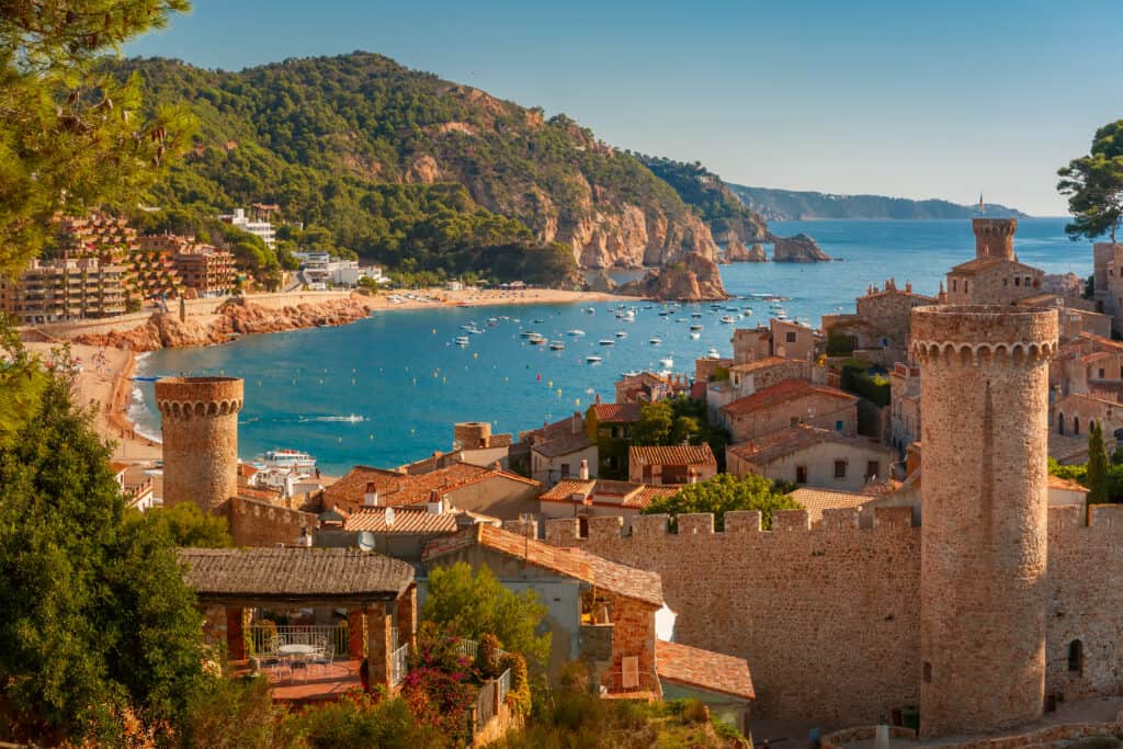 Tossa de mar spanje Tossa de Mar aan de Costa Brava in Catalonië, Spanje